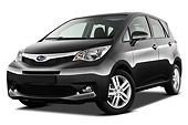 AUT 46 IZ0235 01
2013 Subaru Trezia Comfort 5 Door Hatchback Gray 3/4 Front View On White Seamless