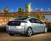 AUT 46 RK0004 01
2013 Chevrolet Volt Light Green 3/4 Rear View By City