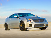 AUT 46 RK0086 01
2011 Cadillac CTS V Silver 3/4 Front View On Concrete