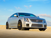 AUT 46 RK0087 01
2011 Cadillac CTS V Silver 3/4 Front View On Concrete