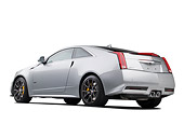 AUT 46 RK0100 01
2011 Cadillac CTS V Silver 3/4 Rear View In Studio