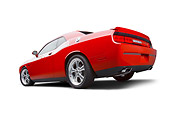 AUT 46 RK0114 01
2011 Dodge Challenger Red 3/4 Rear View On White Seamless