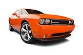 AUT 48 BK0026 01
2012 Dodge Challenger Orange 3/4 Front View On White Seamless