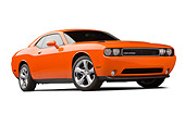 AUT 48 BK0028 01
2012 Dodge Challenger Orange 3/4 Front View On White Seamless