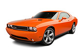 AUT 48 BK0031 01
2012 Dodge Challenger Orange 3/4 Front View On White Seamless