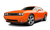 AUT 48 BK0032 01
2012 Dodge Challenger Orange 3/4 Front View On White Seamless