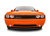 AUT 48 BK0033 01
2012 Dodge Challenger Orange Front View On White Seamless