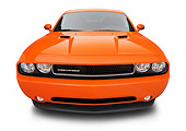 AUT 48 BK0035 01
2012 Dodge Challenger R/T Orange Front View On White Seamless