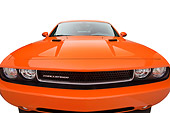 AUT 48 BK0036 01
2012 Dodge Challenger Orange Front View On White Seamless