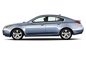 AUT 48 IZ0001 01
2013 Acura TL Advance Silver-Blue Profile View On White Seamless