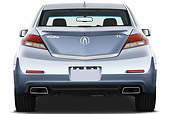 AUT 48 IZ0007 01
2013 Acura TL Advance Silver-Blue Rear View On White Seamless