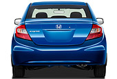 AUT 48 IZ0032 01
2012 Honda Civic Sedan DX Blue Rear View On White Seamless