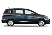AUT 48 IZ0042 01
2012 Mazda Mazda5 Sport Teal Profile View On White Seamless