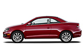 AUT 48 IZ0049 01
2013 Volkswagen EOS Komfort Red Profile View On White Seamless