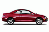 AUT 48 IZ0050 01
2013 Volkswagen EOS Komfort Red Profile View On White Seamless