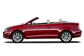 AUT 48 IZ0051 01
2013 Volkswagen EOS Komfort Red Profile View On White Seamless