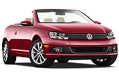 AUT 48 IZ0055 01
2013 Volkswagen EOS Komfort Red 3/4 Front View On White Seamless