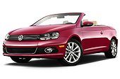AUT 48 IZ0056 01
2013 Volkswagen EOS Komfort Red 3/4 Front View On White Seamless
