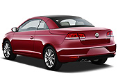 AUT 48 IZ0057 01
2013 Volkswagen EOS Komfort Red 3/4 Rear View On White Seamless