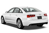 AUT 48 IZ0064 01
2013 Audi A6 Premium Plus White 3/4 Rear View On White Seamless