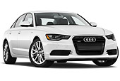 AUT 48 IZ0065 01
2013 Audi A6 Premium Plus White 3/4 Front View On White Seamless