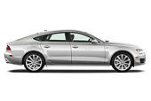 AUT 48 IZ0070 01
2013 Audi A7 Silver Profile View On White Seamless