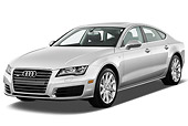 AUT 48 IZ0071 01
2013 Audi A7 Silver 3/4 Front View On White Seamless