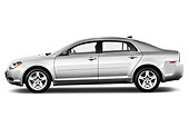 AUT 48 IZ0090 01
2012 Chevrolet Malibu 1LS Silver Profile View On White Seamless