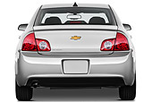 AUT 48 IZ0097 01
2012 Chevrolet Malibu 1LS Silver Rear View On White Seamless