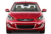 AUT 48 IZ0104 01
2012 Hyundai Accent GLS Sedan Red Front View On White Seamless