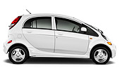 AUT 48 IZ0107 01
2012 Mitsubishi MiEV SE White Profile View On White Seamless