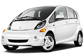 AUT 48 IZ0110 01
2012 Mitsubishi MiEV SE White 3/4 Front View On White Seamless