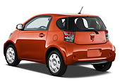 AUT 48 IZ0138 01
2013 Scion iQ Red 3/4 Rear View On White Seamless