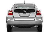 AUT 48 IZ0147 01
2012 Honda Crosstour EXL Silver Rear View On White Seamless