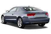 AUT 48 IZ0153 01
2012 Audi A5 S Line Coupe Blue 3/4 Rear View On White Seamless