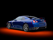 AUT 48 RK0047 01
2012 Nissan GT-R Deep Blue Pearl 3/4 Rear View In Studio