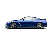 AUT 48 RK0066 01
2012 Nissan GT-R Deep Blue Pearl Profile View On White Seamless