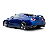 AUT 48 RK0068 01
2012 Nissan GT-R Deep Blue Pearl 3/4 Rear View On White Seamless