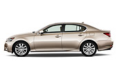 AUT 49 IZ0006 01
2013 Lexus GS 350 Tan Profile View On White Seamless