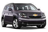 AUT 49 IZ0035 01
2013 Chevrolet Orlando LTZ+ MPV Purple 3/4 Front View On White Seamless