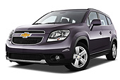 AUT 49 IZ0036 01
2013 Chevrolet Orlando LTZ+ MPV Purple 3/4 Front View On White Seamless