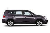 AUT 49 IZ0040 01
2013 Chevrolet Orlando LTZ+ MPV Purple Profile View On White Seamless