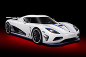 AUT 49 RK0008 01
2013 Koenigsegg Agera R White 3/4 Front View In Studio