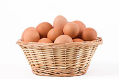 BRD 10 JE0001 01
Basket Of Chicken Eggs On White Seamless