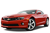 CAM 02 IZ0006 01
2011 Chevrolet Camaro SS Red 3/4 Front View Studio