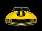 CAM 03 RK0119 02
1969 Chevrolet Yenko Camaro Daytona Yellow Head On View Studio