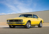 CAM 03 RK0190 01
1967 Chevrolet Camaro RS Yellow 3/4 Front View By Building
