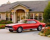 CAM 03 RK0194 01
1967 Chevrolet Camaro Z-28 Red 3/4 Front View By House