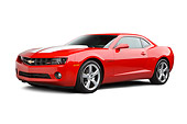 CAM 04 BK0001 01
2012 Chevrolet Camaro Red With White Stripe 3/4 Front View On White Seamless