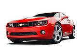 CAM 04 BK0006 01
2012 Chevrolet Camaro RS Red With White Stripe 3/4 Front View On White Seamless